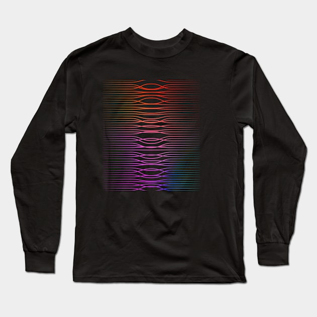 Gradient twisted fibers Long Sleeve T-Shirt by BumbleBambooPrints